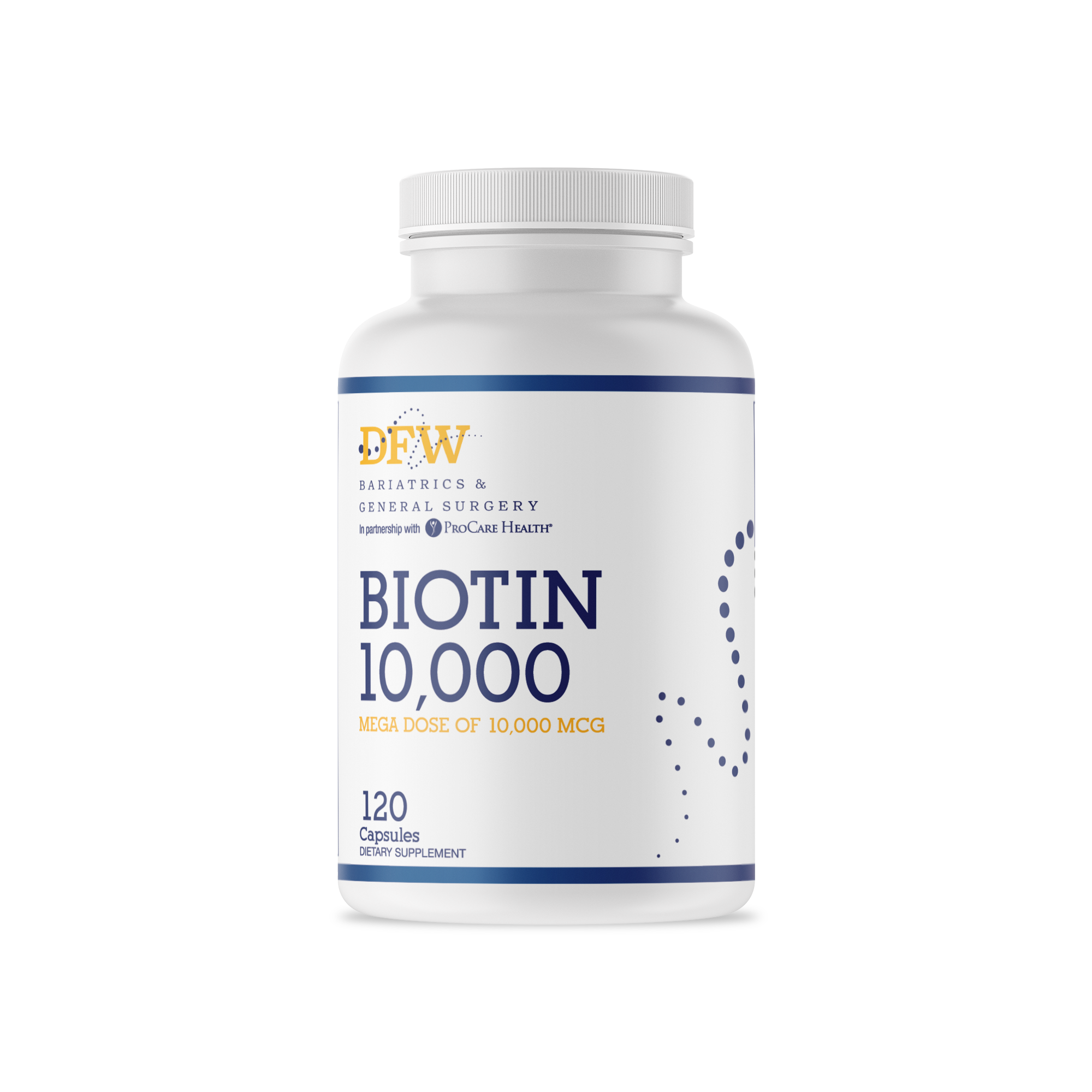 Biotin 10,000 mcg | 120 Day Supply – DFW Bariatrics Store